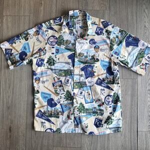 Reyn Spooner Kansas City Royals Hawaiian Shirt MLB World Series Legacy Men’s M